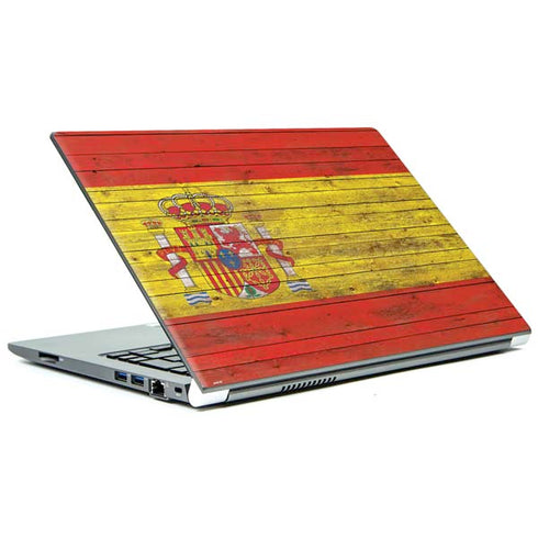 Spain Flag Dark Wood Portege Z30t/Z30t-A Skin